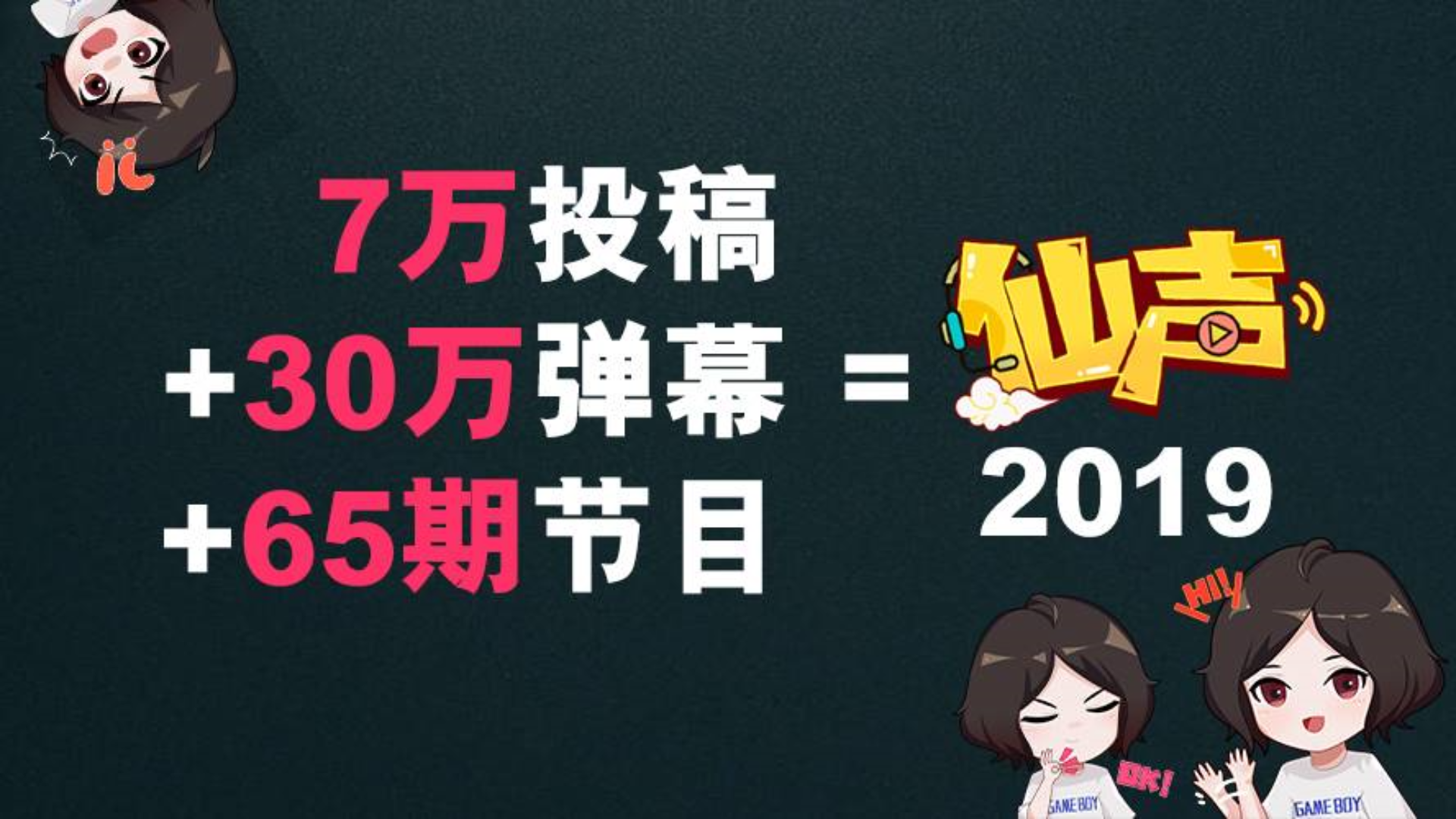 【仙声】2019年度回顾,我与仙声的二三事
